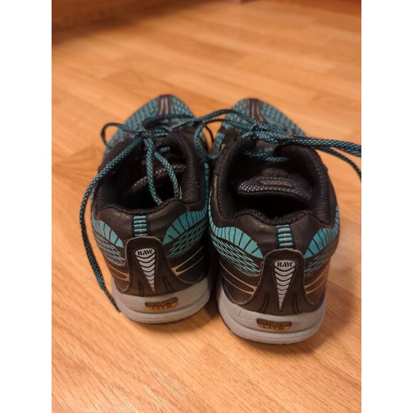 Saucony Peregrine ProGrid Womens 10 Teal Trail Running Black Lace Tie 10098-1 - Picture 3 of 7
